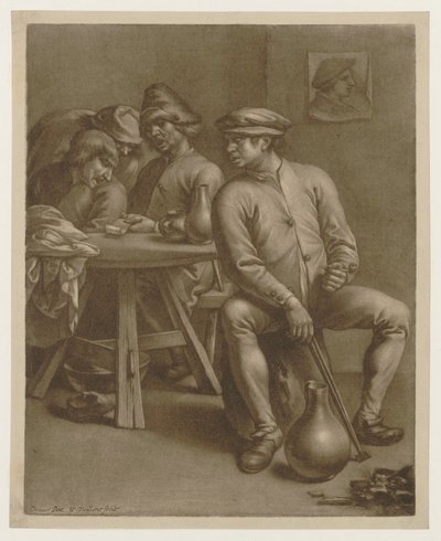 Four Singing Men in a Peasant