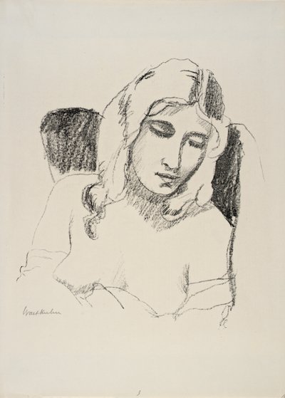 Girl Asleep by Walt Kuhn