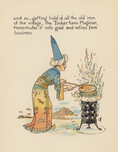 Illustration for Legends for Lionel by Walter Crane by Walter (after) Crane
