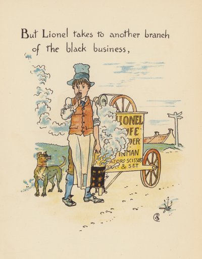 Illustration for Legends for Lionel by Walter Crane by Walter (after) Crane