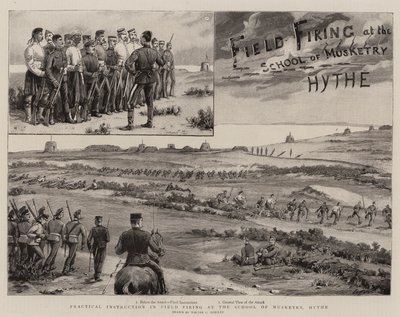 Practical Instruction in Field Firing at the School of Musketry, Hythe by Walter Charles Horsley