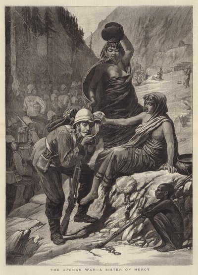 The Afghan War, a Sister of Mercy by Walter Charles Horsley