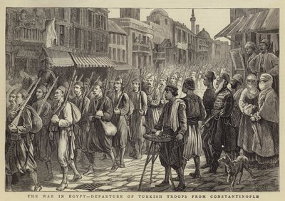 The War in Egypt, Departure of Turkish Troops from Constantinople by Walter Charles Horsley