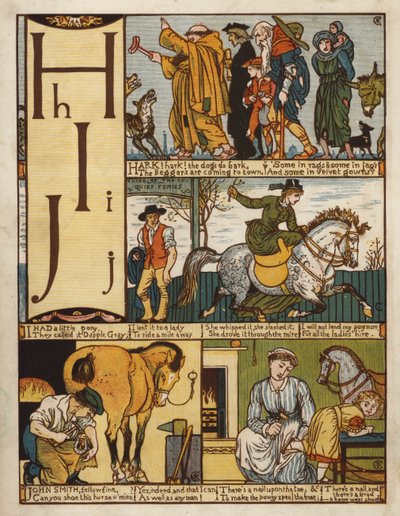 Alphabet by Walter Crane
