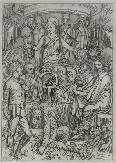 Sketch for Frontispiece Illustration for 