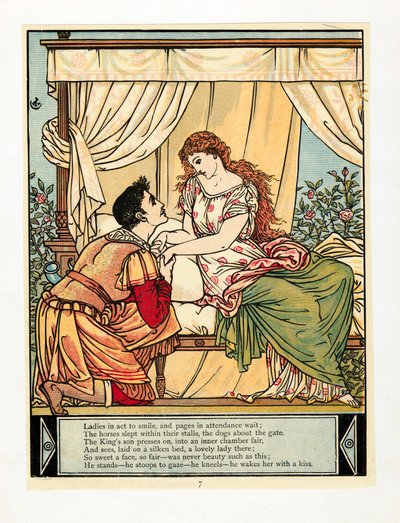 油絵 Walter Crane_春の訪れ ma2437-