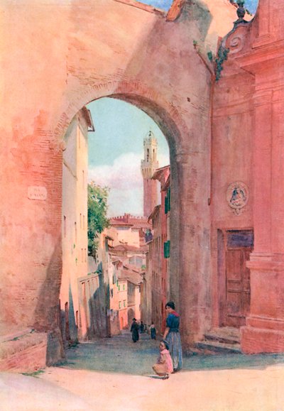 Arch of St. Joseph, Siena by Walter Frederick Roofe Tyndale