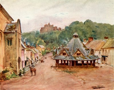 Dunster Castle and Yarn Market by Walter Frederick Roofe Tyndale