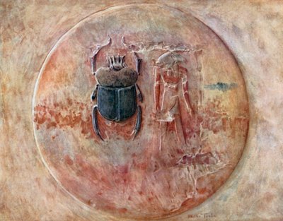 Khnum, Kepr, Ra, in the Tomb of Seti I at Thebes by Walter Frederick Roofe Tyndale