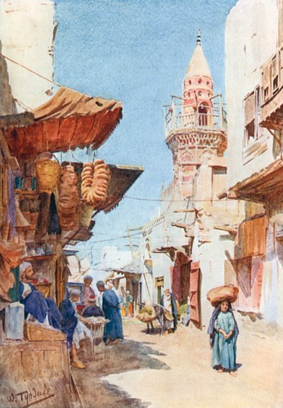 Street off the Suk Ez-Zalat, Cairo by Walter Frederick Roofe Tyndale