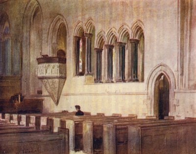 The New Forest: Beaulieu Church, formerly the Refectory of Beaulieu Abbey by Walter Frederick Roofe Tyndale