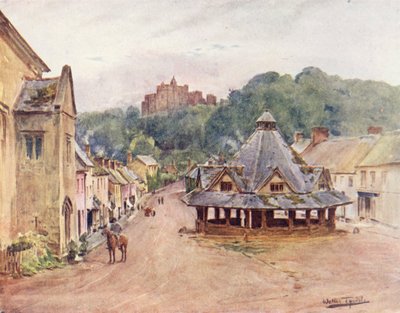 Wessex: Dunster Castle and yarn market by Walter Frederick Roofe Tyndale