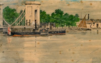 Cadogan Pier Chelsea by Walter Greaves