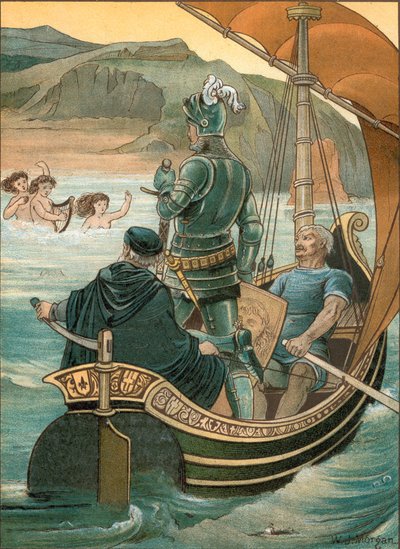 This is the Port of Rest from Troublous Toyle by Walter Jenks Morgan