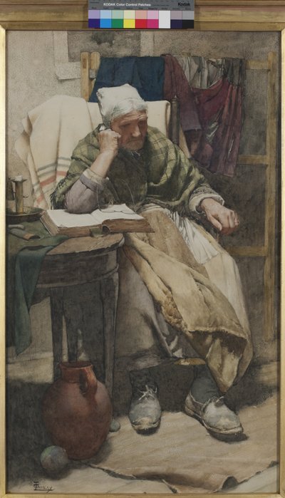 Time Moveth Not, Our Being Tis That Moves, 1882 by Walter Langley