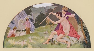 Bellerophon Receiving from Minerva the Winged Horse Pegasus by Walter MacEwen