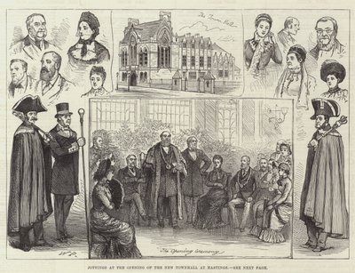 Jottings at the Opening of the New Townhall at Hastings by Walter Paget