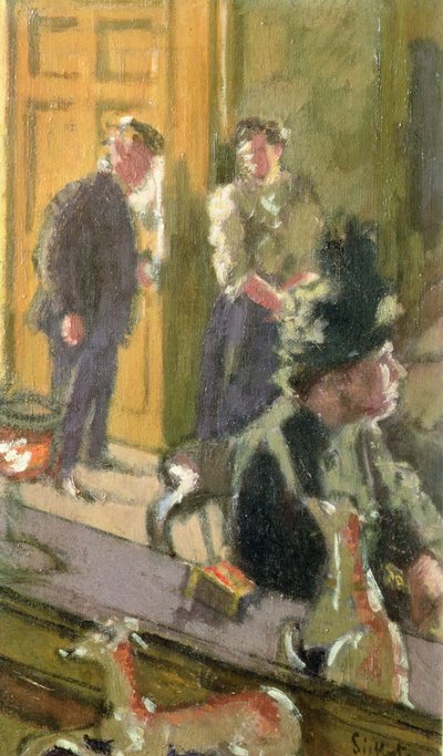 A Few Words, off to the Pub by Walter Richard Sickert