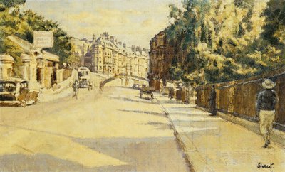 London Street, Bath, looking towards Walcot by Walter Richard Sickert