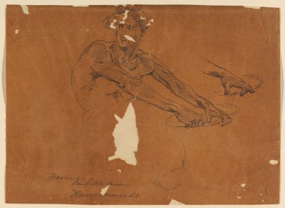 Study for Bank Note Design by Walter Shirlaw