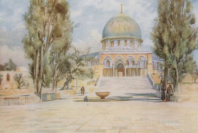 Dome of the Rock from the Mosque of El Aksa, Jerusalem by Walter Spencer Stanhope Tyrwhitt