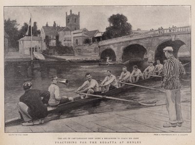Practising for the Regatta at Henley by Walter Stanley Paget