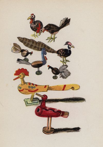 Old Toy Painted by Walter Trier by Walter Trier