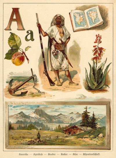 Letter A by Walter Zweigle