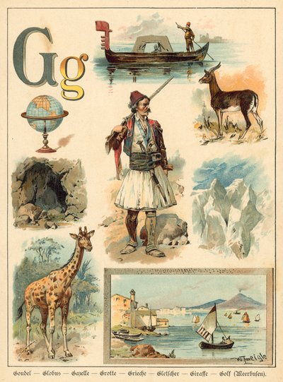 Letter G by Walter Zweigle