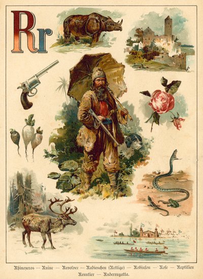 Letter R by Walter Zweigle