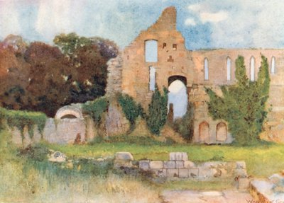 Jervaulx Abbey by Warwick (after) Goble