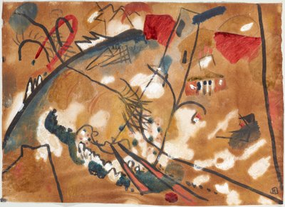 Design for "Improvisation 24 (Troika II)" by Wassily Kandinsky