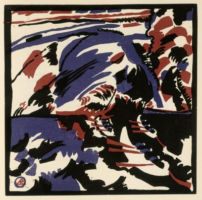 Boat Ride (Sheet 28 from: "Sounds") by Wassily Kandinsky