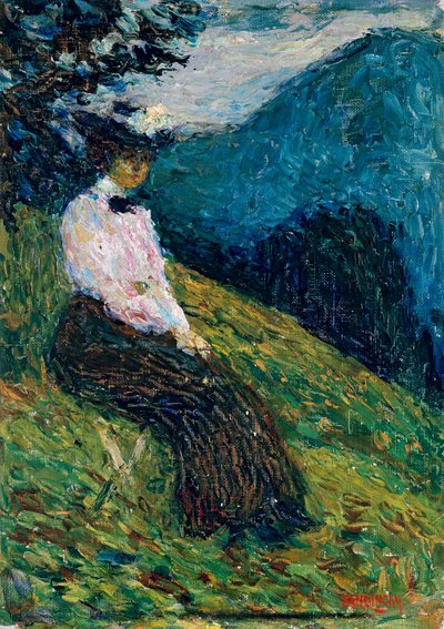 Kochel – Gabriele Münter by Wassily Kandinsky
