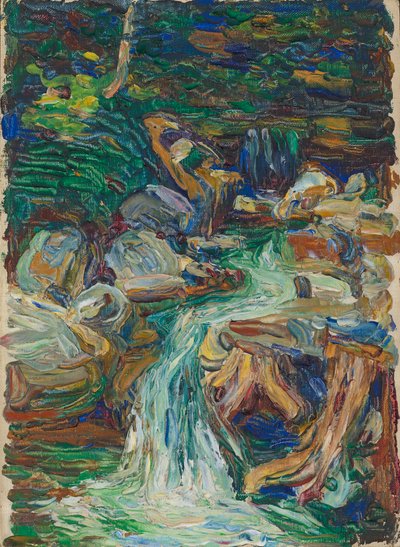 Kochel – Waterfall II by Wassily Kandinsky
