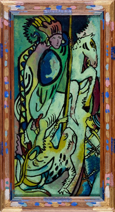 St. George II by Wassily Kandinsky