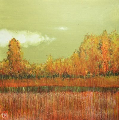 Autumn Marsh Reflection by Wayne Sleeth