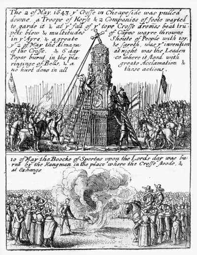 Destruction of Cheapside Cross; the 