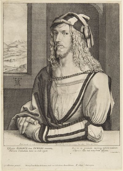 Dürer as a Young Man by Wenceslaus Hollar