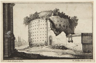 The Circular Building by Wenceslaus Hollar
