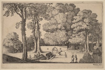 The Mineral Spring by Wenceslaus Hollar