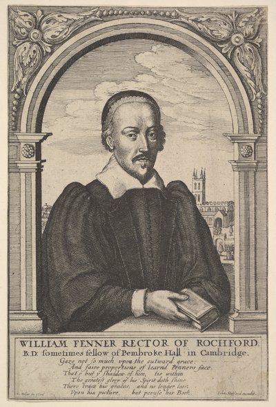 William Fenner, Rector of Rochford by Wenceslaus Hollar