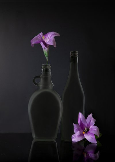 Dark Purple Still Life by Wendy Xu