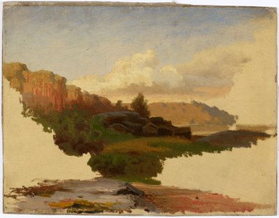 Landscape from Leppälahti in Kuru (Unfinished) by Werner Holmberg