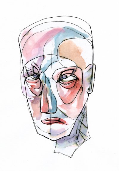 Expressive Abstract Face by Wildemar Doomgriever