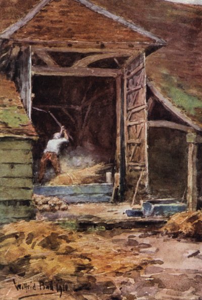Old Abe, Flailing by Wilfrid Williams Ball