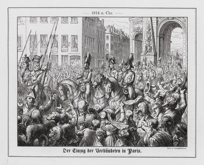 Entry of the Allies into Paris by Wilhelm Camphausen