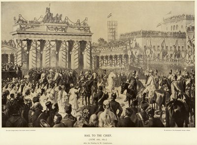 Otto von Bismarck in Berlin in 1871 by Wilhelm Camphausen