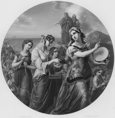 Miriam, from the Picture in the Royal Collection by Wilhelm Hensel