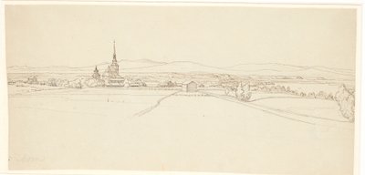 View towards Mora in Dalarna by Wilhelm Marstrand